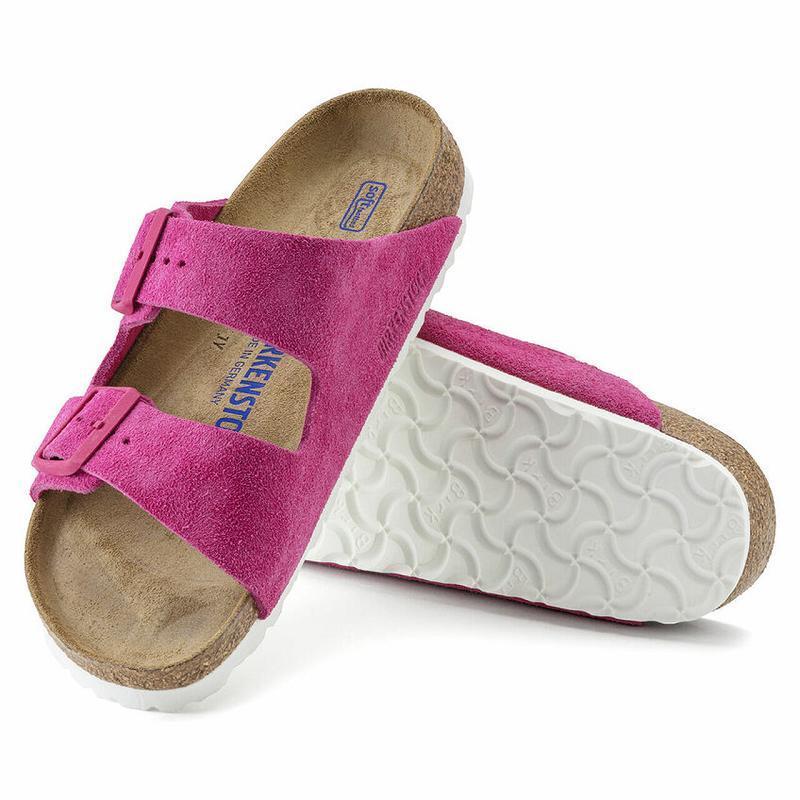 Arizona Birkenstock Soft Footbed Semisove Kozene Damske Nachový | SK 11WNB